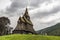 Famous stave church in Vik