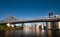 Famous Story Bridge & Riverside buildings in Brisbane