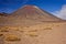 Famous stratovolcano of New Zealand Mt. Ngauruhoe in Tongariro National park