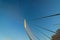 The famous String Bridge at the entrance to Jerusalem, Picture from below the brid