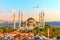 Famous Sultan Ahmet Mosque or the Blue Mosque, one of the most known sights of Istanbul