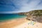 The famous surf beach near the Cape St.Vincente, Sagres,Portugal