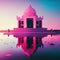 Famous Taj Mahal in Agra, Uttar Pradesh, India AI Generated