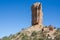 Famous tall rock formation the Vingerklip or Fingerklippe in Namibia, Southern Africa