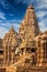 Famous temples of Khajuraho, India