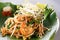 Famous Thai`s dish Phad thai.