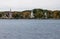 The famous three churches of Mahone Bay near to Lunenburg. Taken in Mahone Bay, Canada, 10.2022