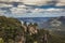 The famous Three Sisters rock formation in the Blue Mountains Na