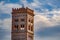 Famous torre de el Salvador in old village Teruel