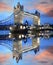 Famous Tower Bridge, London, UK