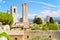 Famous towers at the medieval town of San Gimignano in Italy