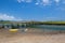 Famous Town Neck Beach Boardwalk in Sandwich, Massachusetts, USA