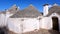 Famous Trulli houses in the city of Alberobello in Italy