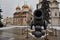 Famous Tzar pushka big canon near Kremlin, Moscow