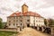 Famous Veveri castle, Moravia, Czech republic, old filter