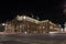 The famous Vienna Opera house at night