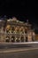 The famous Vienna Opera house at night