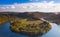 Famous view on Vltava river, Czech Republic