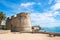 Famous village Antibes Landscape historic fortress harbor