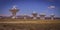 The famous VLA Very Large Array near Socorro New Mexico