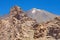 Famous volcanic landscape in Teide National Park, Tenerife, Canary islands, Spain.