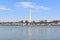 Famous Washington Monument in Washington D. C with beautiful Lake Tidal Basin in front in the USA