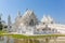 Famous Wat Rong Khun White temple in Chiang Rai province