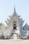 Famous Wat Rong Khun White temple in Chiang Rai province