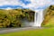 Famous waterfall Skogafoss