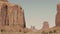 Famous Western Buttes Of Red Sandstone Rock Formations In Monument Valley Usa