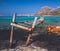 Famous white beaches of Blue Lagoon, Balos, Crete island