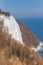 Famous white cliff Konigsstuhl in Jasmund National Park