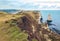 Famouse Etretat arch rock, France