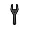 fan clutch wrench tool color icon vector illustration