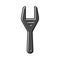 fan clutch wrench tool color icon vector illustration