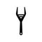 fan clutch wrench tool glyph icon vector illustration