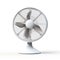 Fan for cooling isolated on white created with Generative AI. Cool down during heat.