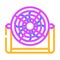 fan electric cooling device color icon vector illustration