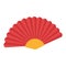 Fan flamenco accesory icon