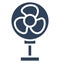 Fan, pedestal fan Isolated Vector Icon That can be easily edited in any size or modified.