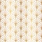 Fan seamless pattern. Chinese, Japanese style. Traditional golden texture. Japan gold oriental. Ornate background. Asian motif. Ch