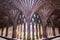 Fan vaulted Cloisters of Canterbury Cathedral Kent United Kingdom