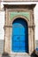Fancy Blue Door in Essaouira Morocco