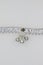 Fancy Crystal Sterling Silver flowers Beaded Anklet design for Women & Girls