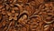 a fancy embossed leather background with intricate floral and cowboy western design elements. SEAMLESS PATTERN. SEAMLESS