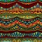 Fancy ethnic seamless pattern.