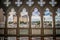 Fancy luxurious lobby balcony at venetian las vegas