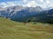 Fanes range from Pralongia plateau, Dolomites