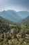 Fango valley in Corsica with mountains in background