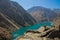 Fann lakes mountain landscape in Tajikistan